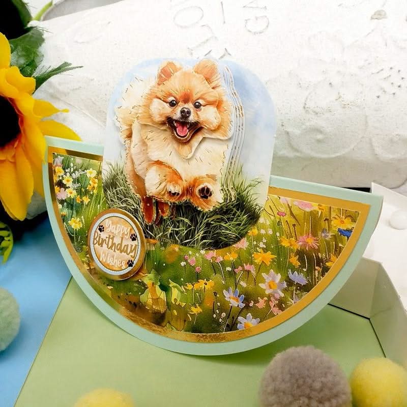 Hunkydory Cavalier King Charles & Pomeranian Decoupage Topper Sheet*