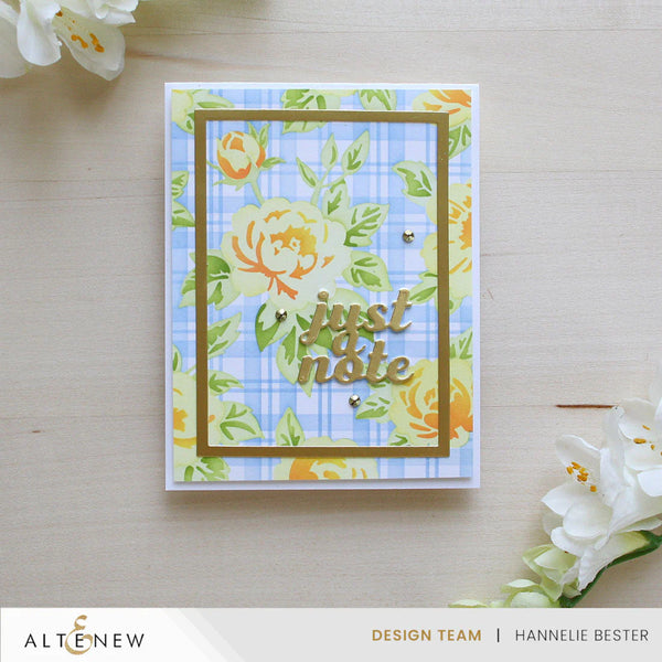 Altenew Botanical Plaid Die Set