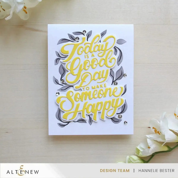 Altenew Today Is A Good Day Builder Stencil Set