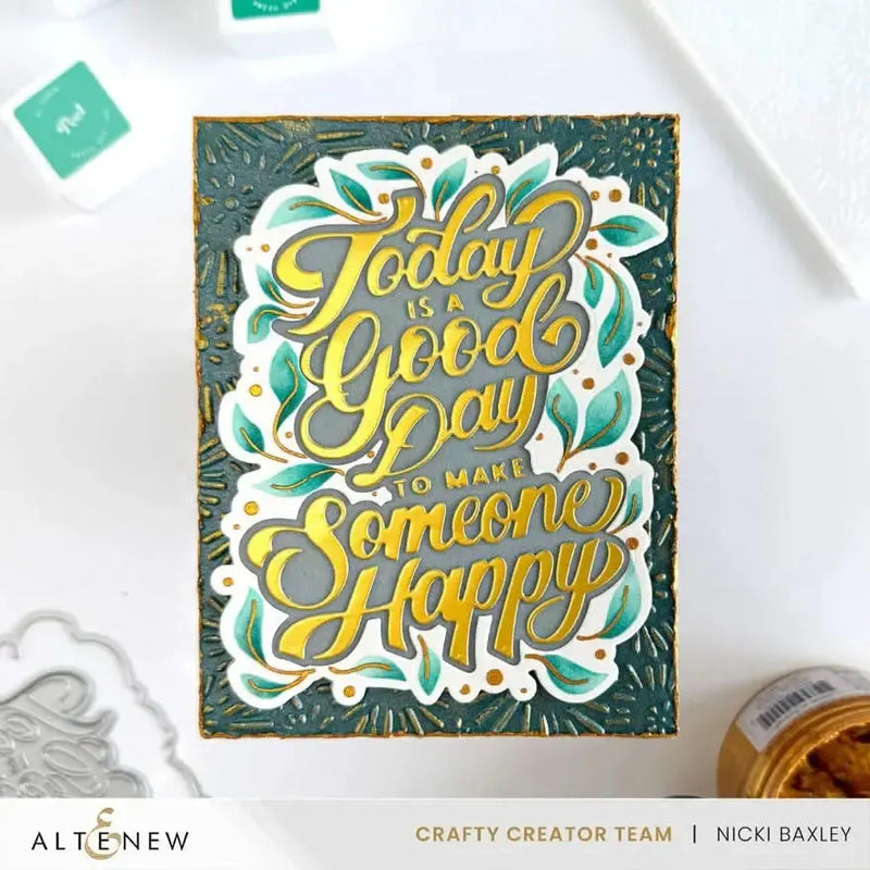 Altenew Today Is A Good Day Builder Stencil Set