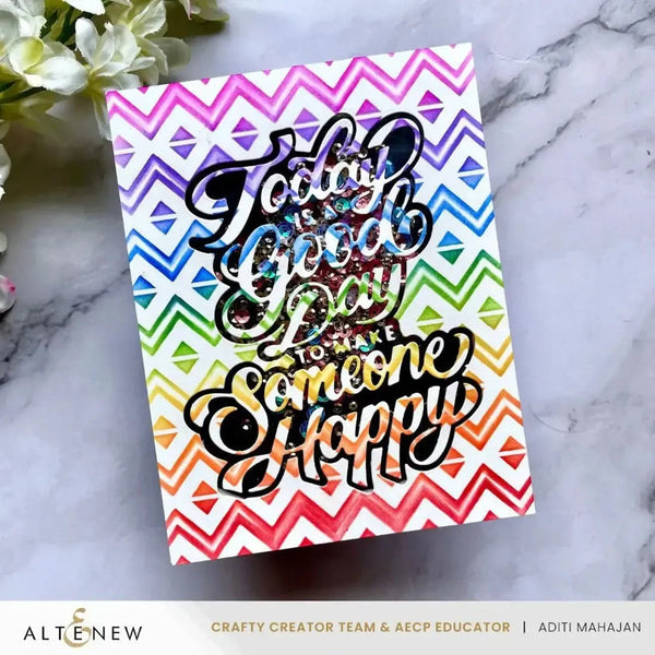 Altenew Today Is A Good Day Builder Stencil Set