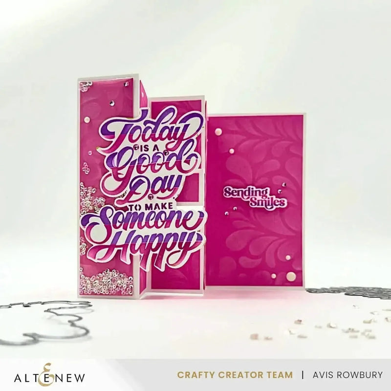 Altenew Today Is A Good Day Builder Stencil Set