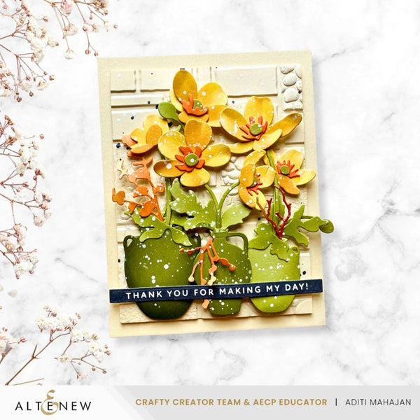 Altenew Craft-A-Flower: Buttercup Bunch Layering Die Set