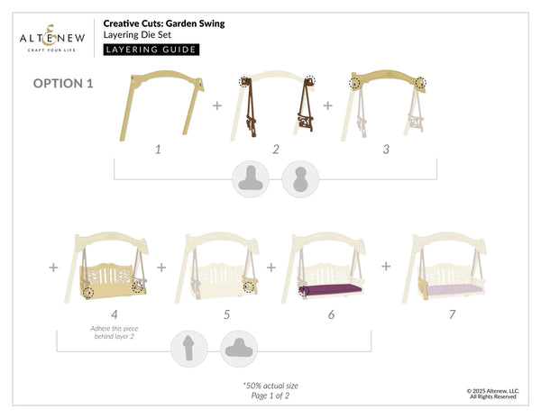 Altenew Creative Cuts: Garden Swing Layering Die Set