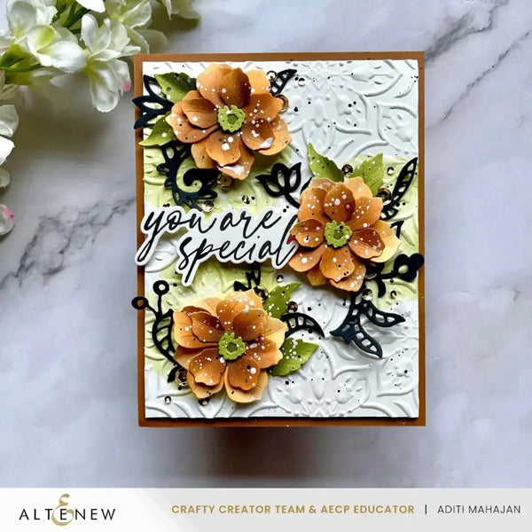 Altenew Cute Open Rose Layering Die Set