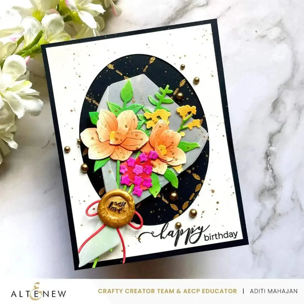 Altenew Parchment Bouquet Layering Die Set