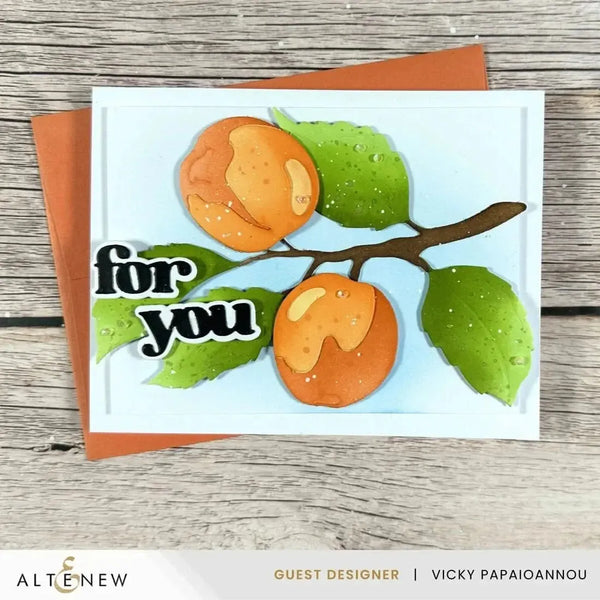 Altenew Sweet Apricots Layering Die Set