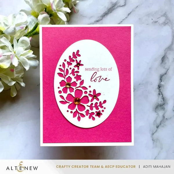 Altenew Zero-Waste: Oval Serenity Die Set