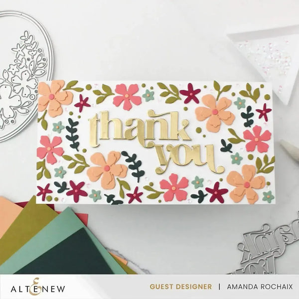 Altenew Zero-Waste: Oval Serenity Die Set