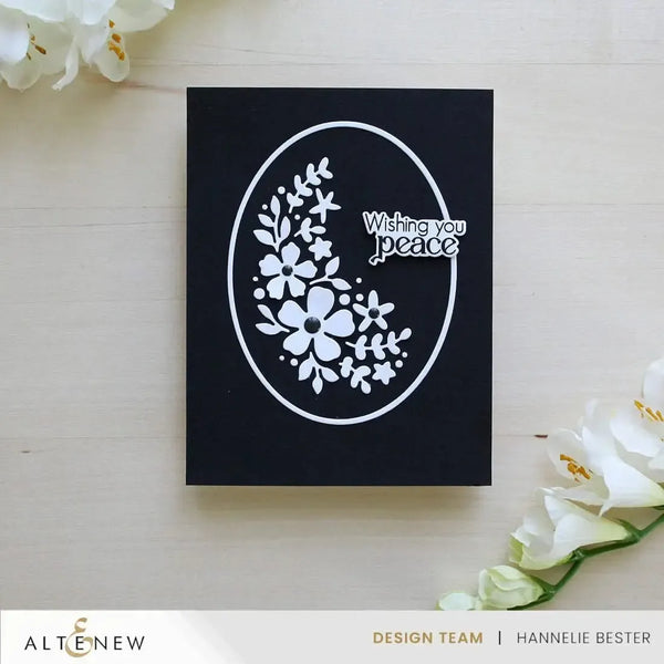 Altenew Zero-Waste: Oval Serenity Die Set