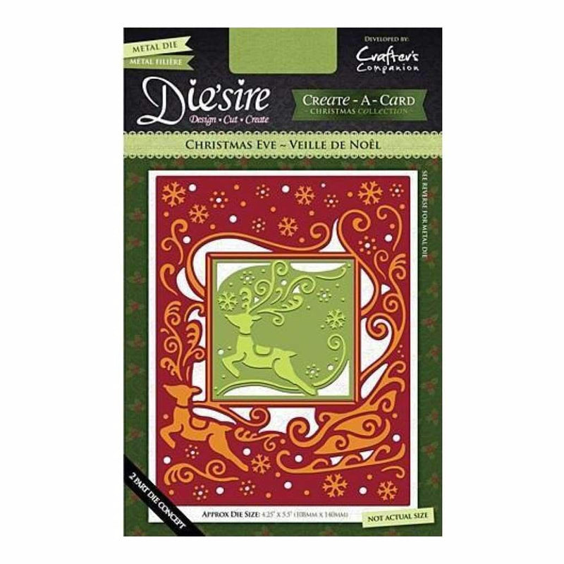 Die'sire Create-A-Card Cutting & Embossing Die - Christmas Eve*