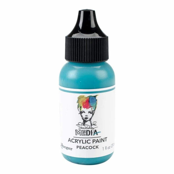 Dina Wakley Media Acrylic Paint 1oz - Peacock