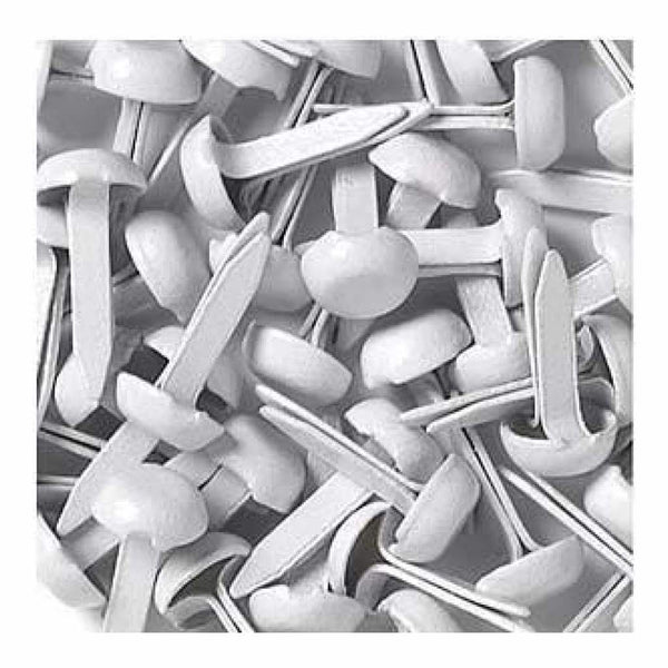 Doodlebug Design Inc. Mini Brads .125 25 Pack Lily White