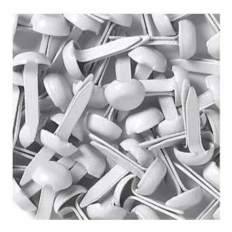 Doodlebug Design Inc. Mini Brads .125 25 Pack Lily White