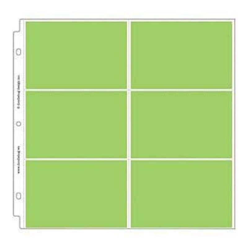 Doodlebug Page Protectors 12X12 12/Pkg (6) 6X4 Pockets*
