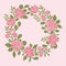 Crafter's Companion Sara Signature Floral Elegance Layering Stencil 5"X5" Floral Wreath