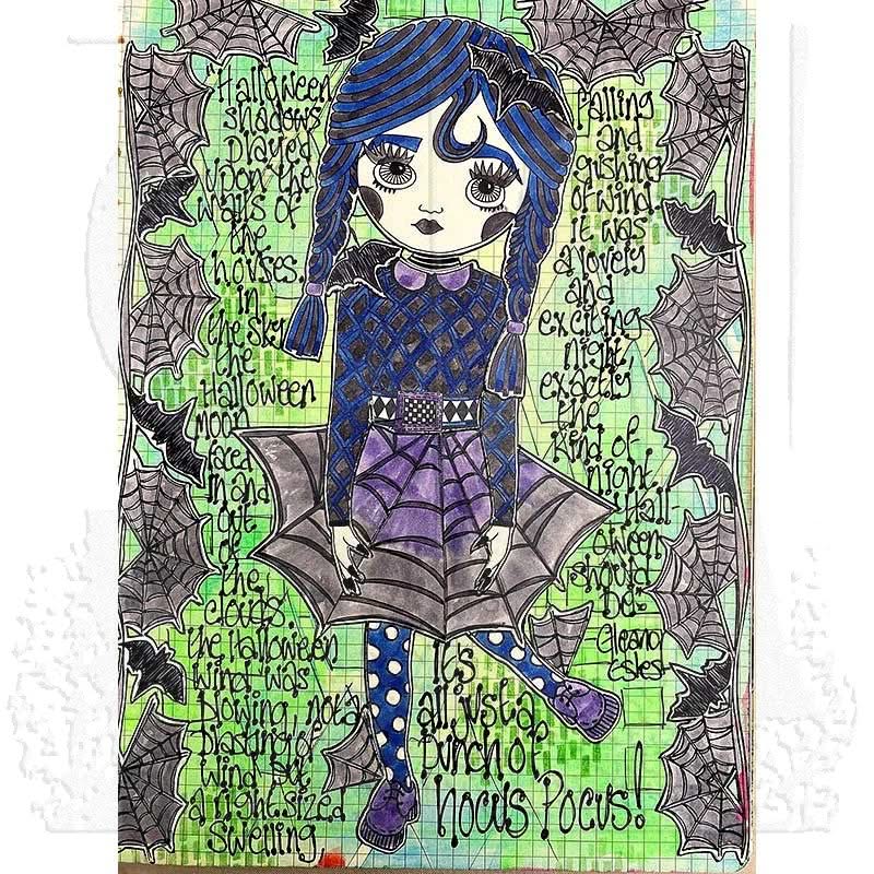 Dyan Reaveley's Dylusions Cling Stamp Collections Going Batty