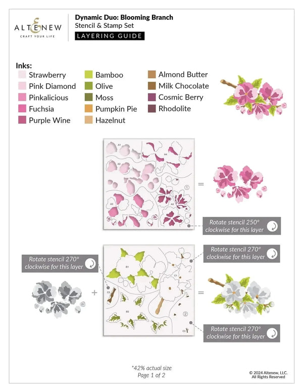 Altenew Dynamic Duo: Blooming Branch Set*