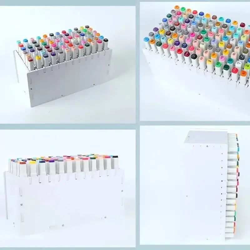Marker Storage Rack for Artists – Holds 72 Markers – CraftOnline