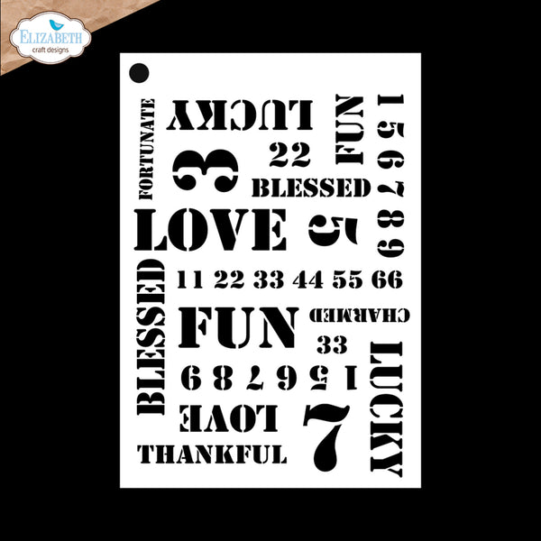 Elizabeth Craft Designs Beautifully Worn Stencils 11 - Journal