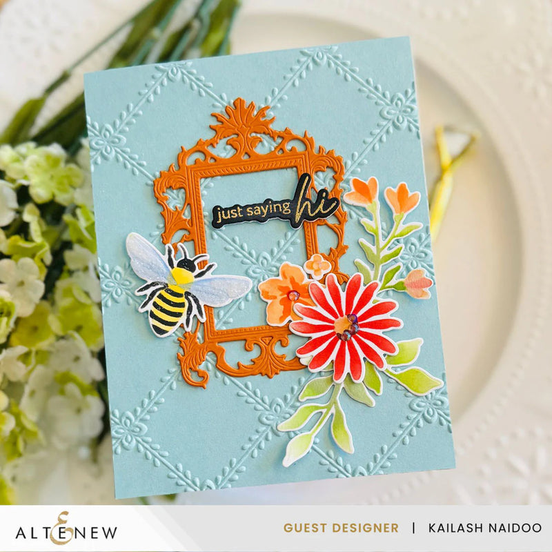 Altenew Crisscross Blooms Botanical 3D Embossing Folder – CraftOnline