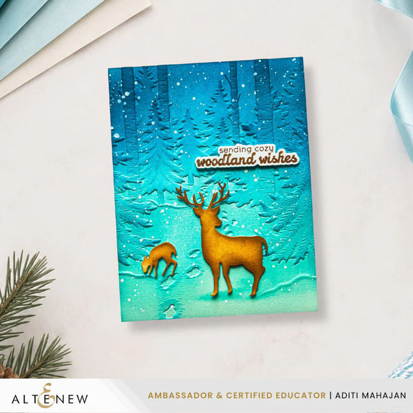 Altenew Snowy Footpath One-of-a-Kind 3D Embossing Folder