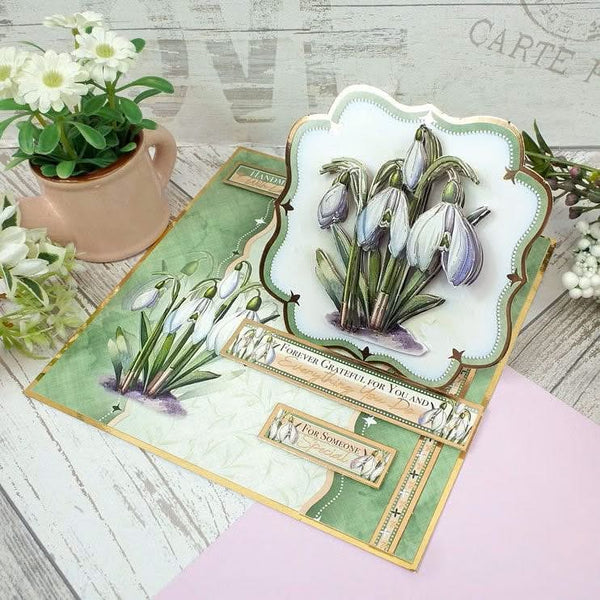 Hunkydory In Full Bloom - Floral Delights Deco-Large Set - Stunning Snowdrops*