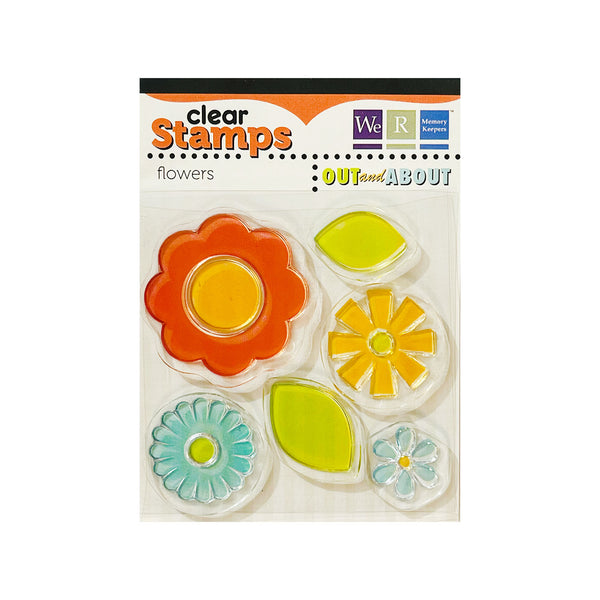 We R Memory Keepers Clear Stamp - Out and About - Flowers