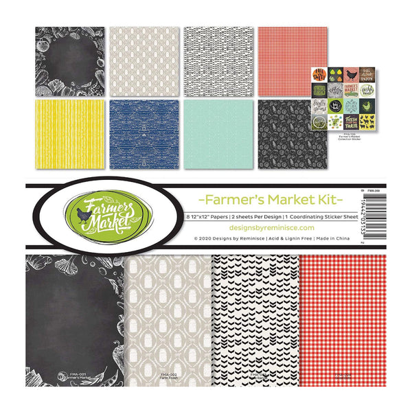 Reminisce Collection Kit 12"x 12" Farmers Market