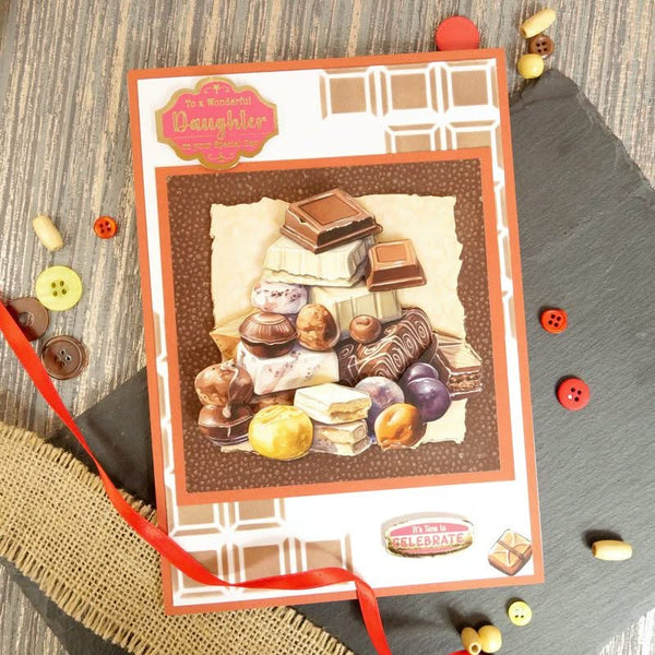 Hunkydory For the Love of Masks - For the Love of Masks - Sweet Chocolate Frame & Background*