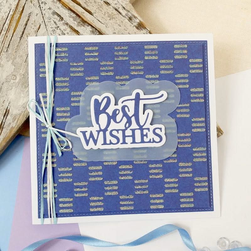 Hunkydory For the Love of Masks - Ink & Twist - Basket Weave