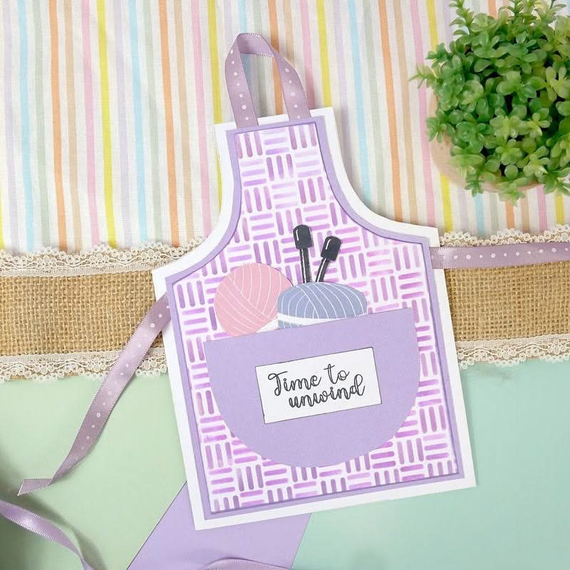 Hunkydory For the Love of Masks - Ink & Twist - Basket Weave