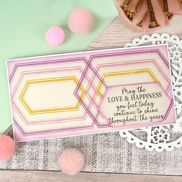 Hunkydory For the Love of Stamps - Nesting Frames - Extended Hexagons