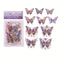 Poppy Crafts Crystal Butterfly Sticker Pack - Starlight