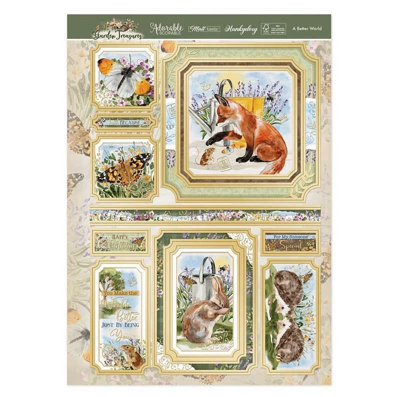 Hunkydory Garden Treasures - A Better World Luxury Topper Set