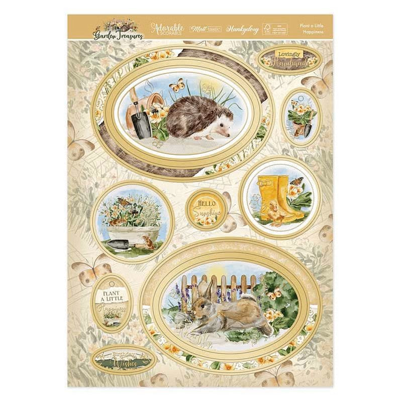 Hunkydory Garden Treasures - Plant a Little Happiness Luxury Topper Set