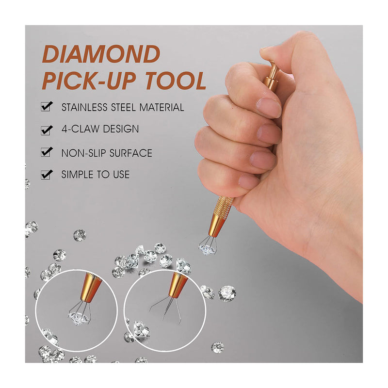Universal Crafts Claw Tweezers - Gold