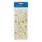 MultiCraft Foil Shimmer Clear Sticker Assortment Ornaments - Gold