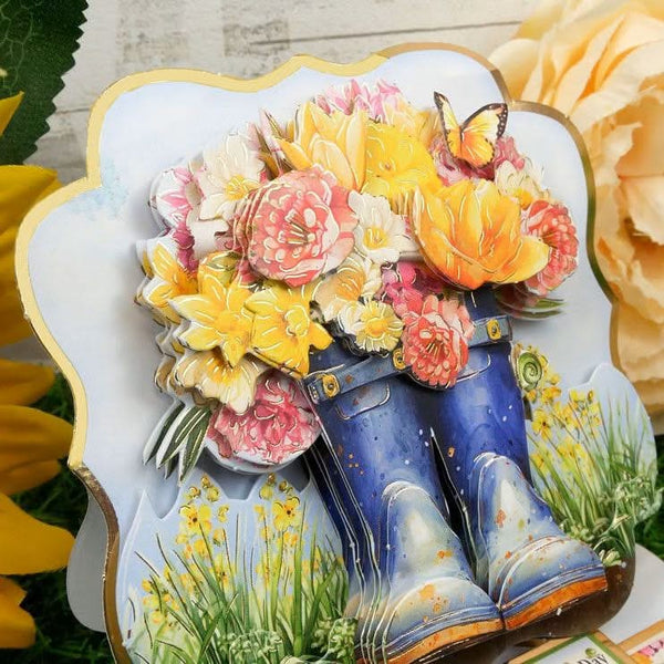 Hunkydory Spring is Here Deco-Large Set - A Boot-iful Day