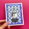 Simon Hurley create. Clear Stamps 6"X9" Sketched Snowman*