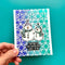 Simon Hurley create. Clear Stamps 6"X9" Sketched Snowman*