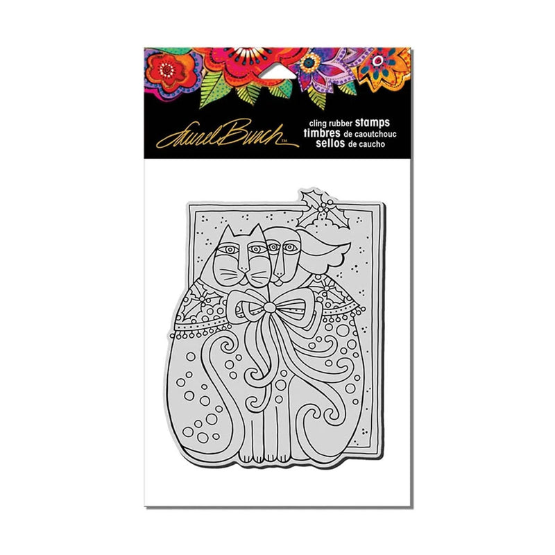 Stampendous Laurel Burch Cling Stamp - Kindred Holiday