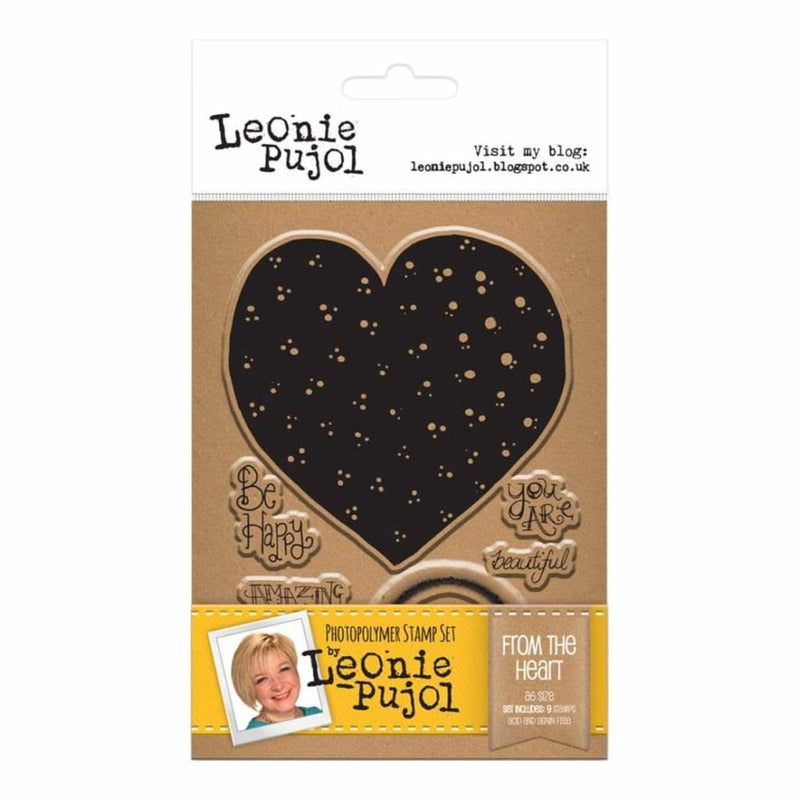 Leonie Pujol Clear Stamp Set A6 - From The Heart*