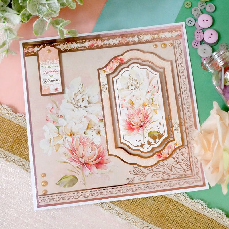 Hunkydory Blushing Blossoms Luxury Foiled Acetate