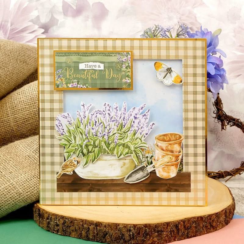 Hunkydory Garden Treasures Foiled Edge-to-Edge Cardstock