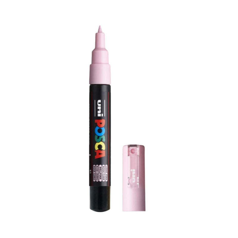 POSCA Extra-Fine Bullet Tip Paint Marker Pen PC-1M - Light Pink