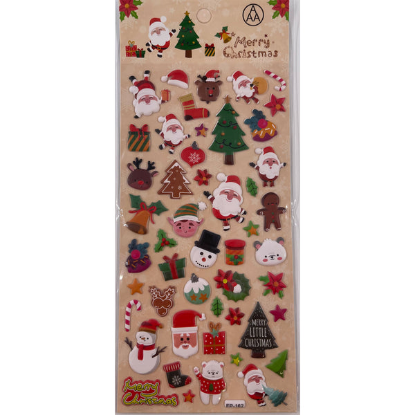 Poppy Crafts Puffy Sticker - Little Christmas*