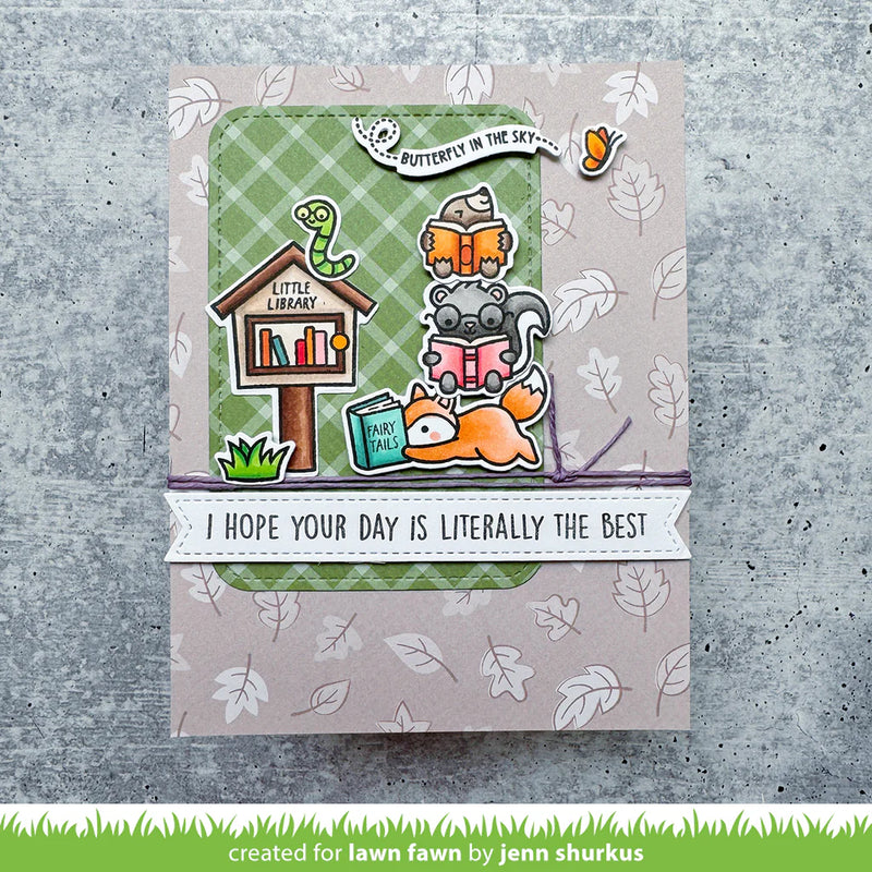 Lawn Fawn Falling Leaves 6"x 6" Petite Paper Pack*