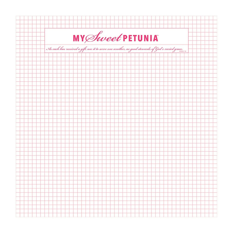 My Sweet Petunia Grid Paper Pad 12.25"x 12.25"*