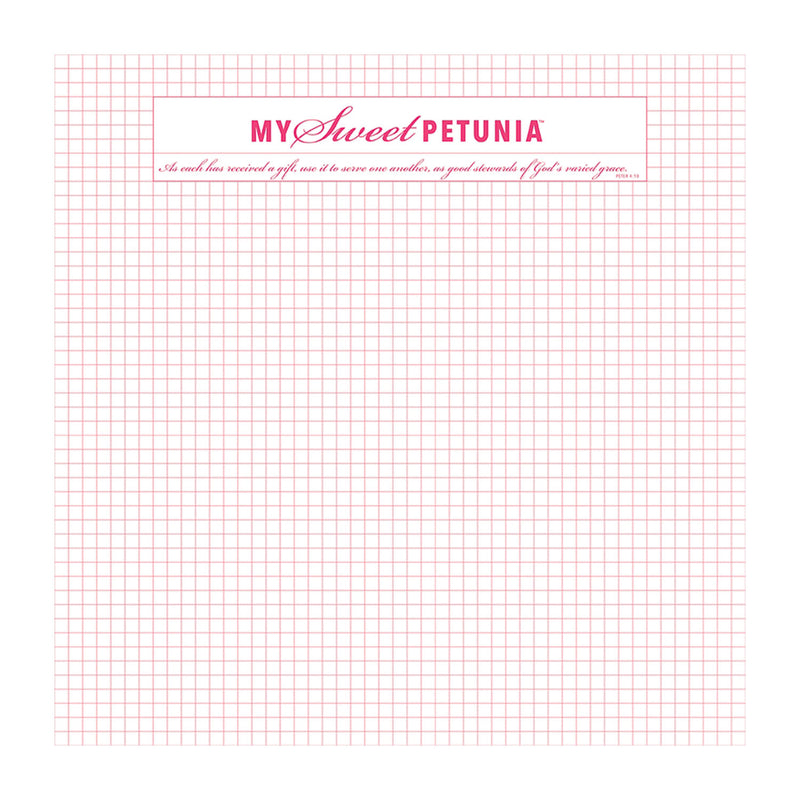 My Sweet Petunia Grid Paper Pad 12.25"x 12.25"*